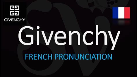 pronounce Givenchy in french